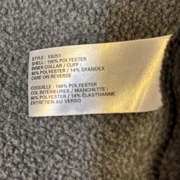 Eddie Bauer Women Lg Full Zip Fleece Collared Jacket, Jade Feather Logo - Picture 5 of 9